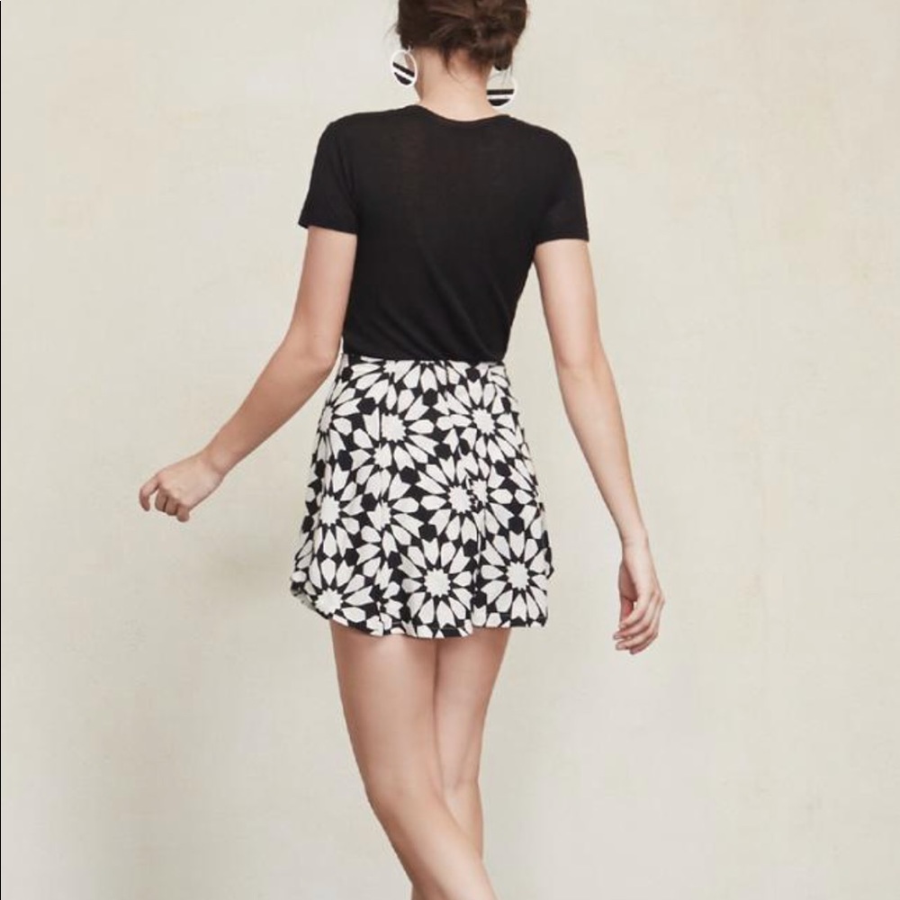 Reformation Black Naomi Skirt